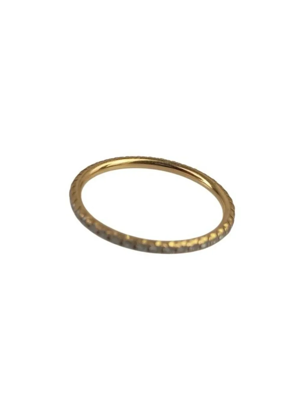 Tiffany & Co Ring Classic Full Eternity YG Diamond